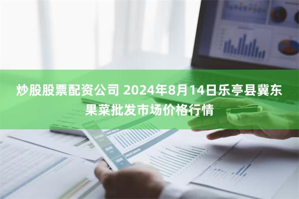 炒股股票配资公司 2024年8月14日乐亭县冀东果菜批发市场价格行情